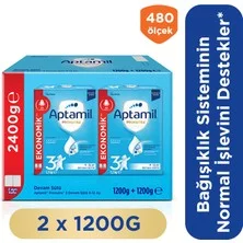 Aptamil 3 Prebiyotikli Devam Sütü 1200 Gr x 2 Adet 2400 Gr