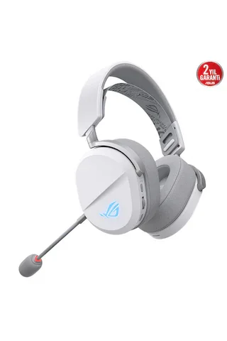 Asus Rog Pelta Kablosuz Rgb Kulak Üstü Oyuncu Kulaklığı Beyaz