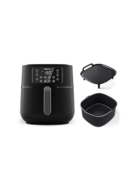 Philips 5000 Serisi Airfryer XXL Connected, 7,2 Lt (1,4 kg), Rapid Air Teknol...