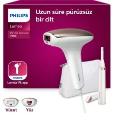 Philips Lumea 7000 Serisi BRI921/00 IPL Tüy Alma, Tüy Kısaltıcı,Vücut ve Yüz için 2 Başlık, Çanta