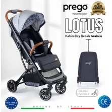 Prego Lotus Tek Elle Katlanabilir Kabin Boy Bebek Arabası